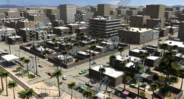 images/goods_img/20210312/3D model Town 1 with People and Cars/3.jpg